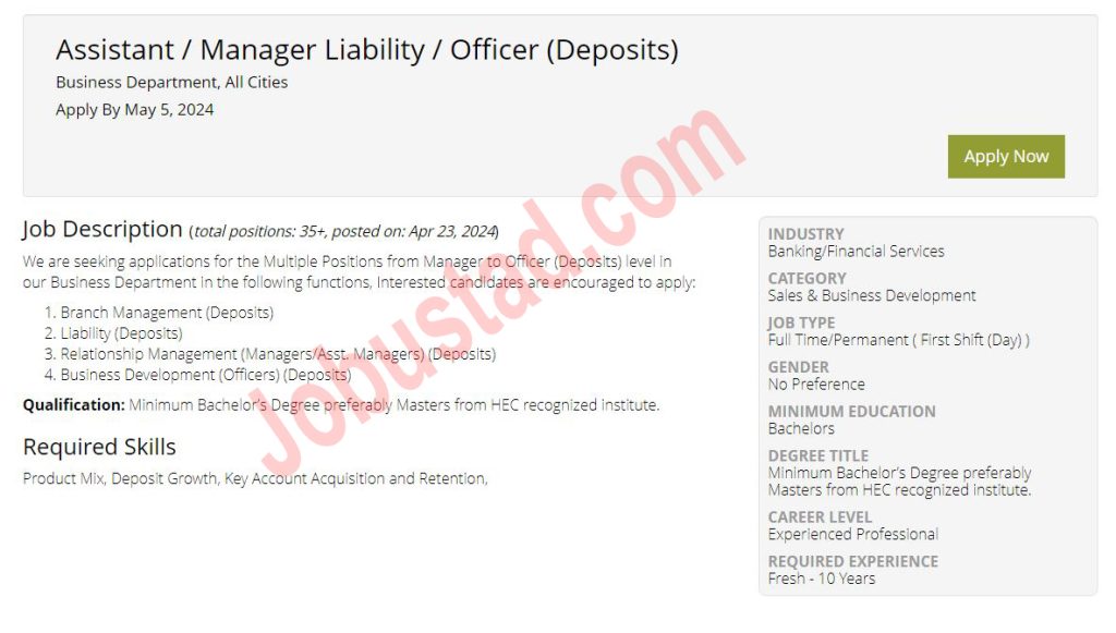 Latest Assistant Manager Jobs in NRSP Lahore May 2024 