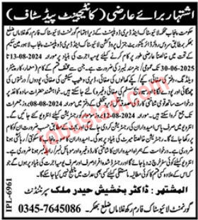 Latest Class 4 Jobs in Bhakkar August 2024 