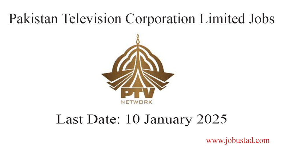 Latest PTV Jobs in Pakistan January 2025 