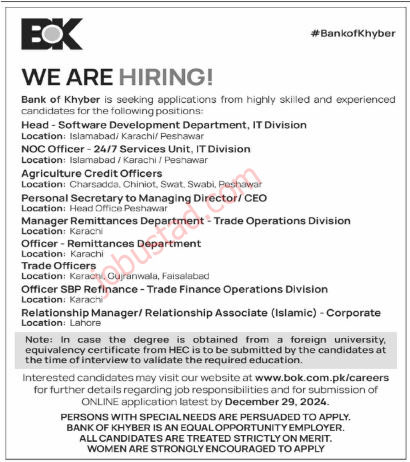 BOK Jobs