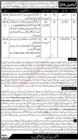 Deputy Commissioner Office Jobs in Dir Bala 2024
