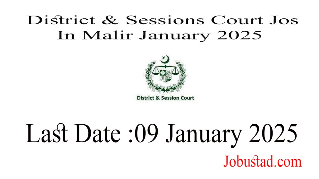 District & Sessions Court Jos In Malir January 2025