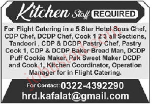 Kitchen Staff Jobs in Lahore January 2025