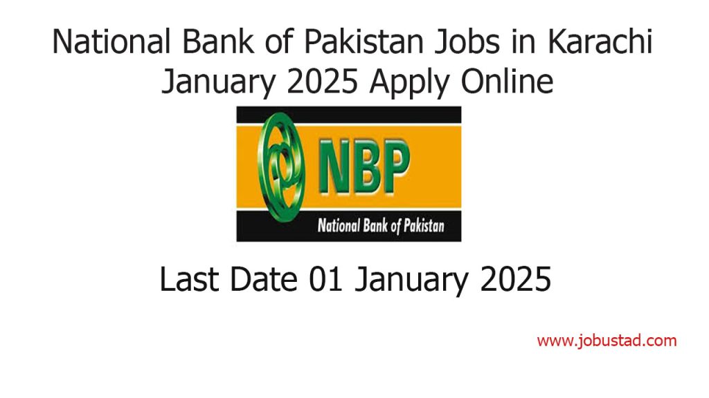 National Bank of Pakistan Jobs in Karachi January 2025