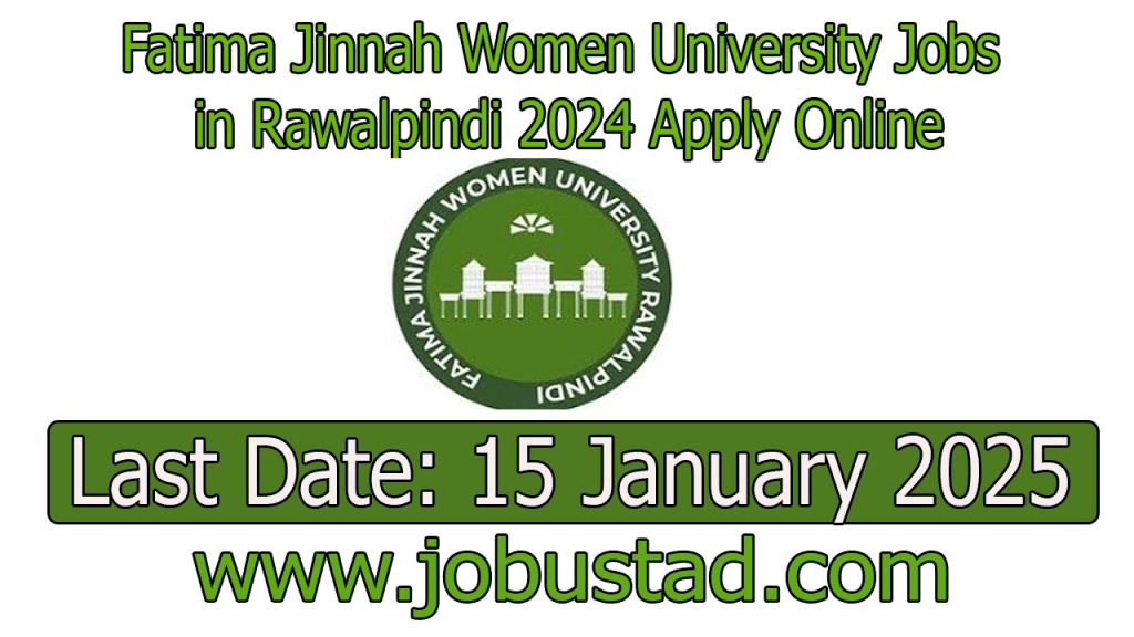 Fatima Jinnah Women University Jobs in Rawalpindi 2024