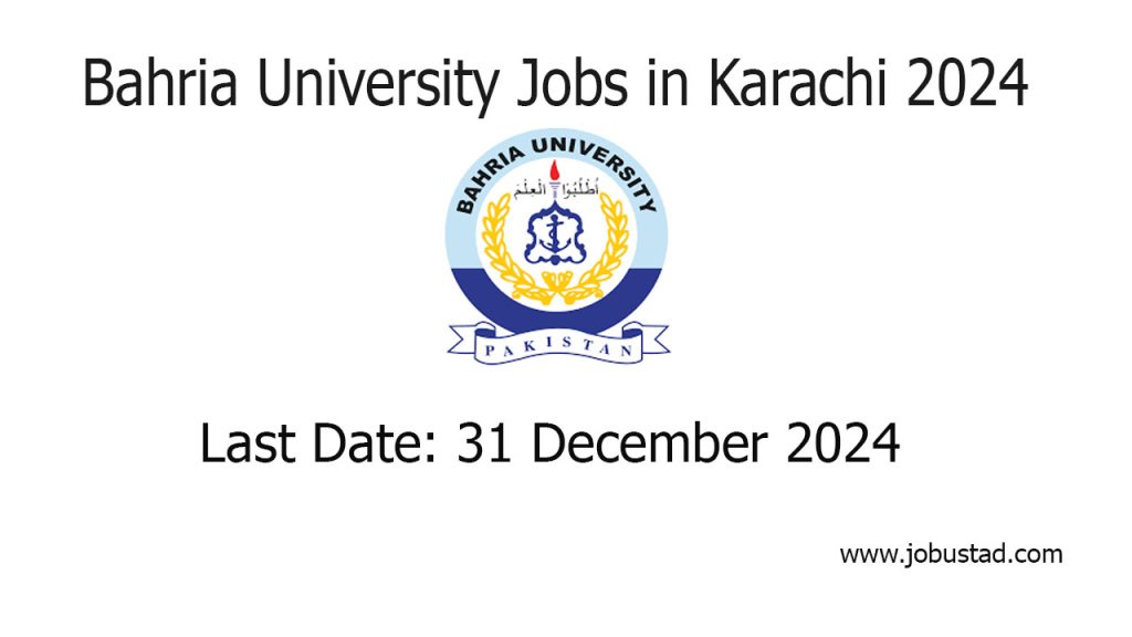 Bahria University Jobs in Karachi 2024