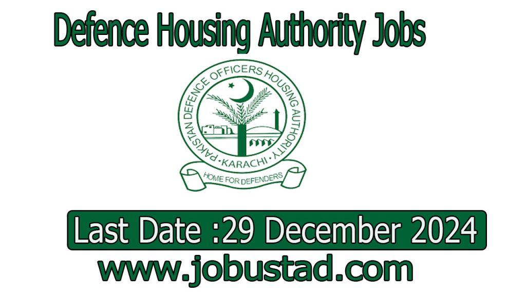 DHA Jobs in Karachi December 2024