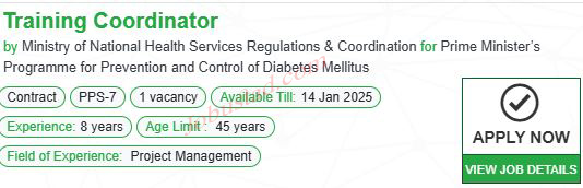 Coordinator Jobs In Islamabad January 2025 Advertisement