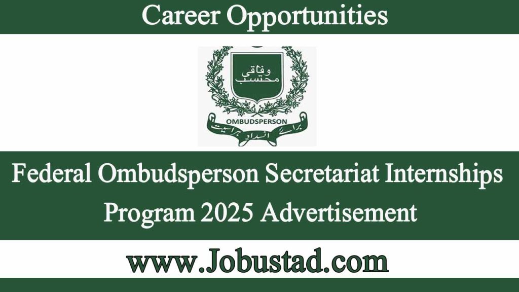 Federal Ombudsperson Secretariat Internships Program 2025