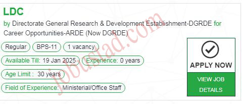 Latest Directorate General Research and Development Establishment Jobs in Rawalpindi 2025