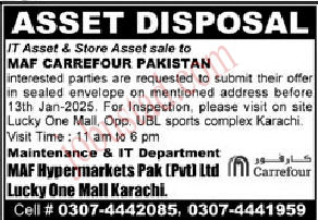 Latest IT Department Jobs in Karachi January 2025