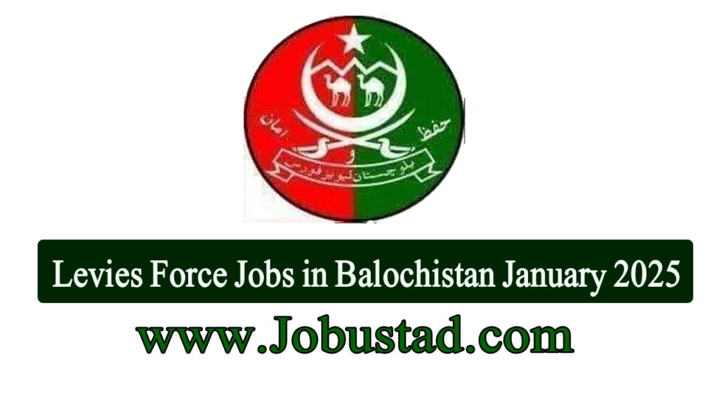 Latest Levies Force Jobs in Balochistan January 2025 