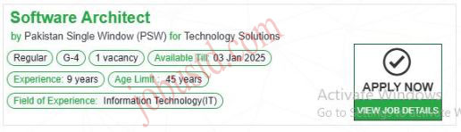 Latest Software Architect Jobs in Islamabad January 2025