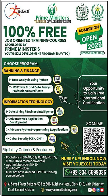 PM Free Job-Oriented Skill Development Programs for Youth 2025-  Apply Now for NAVTTC Courses
