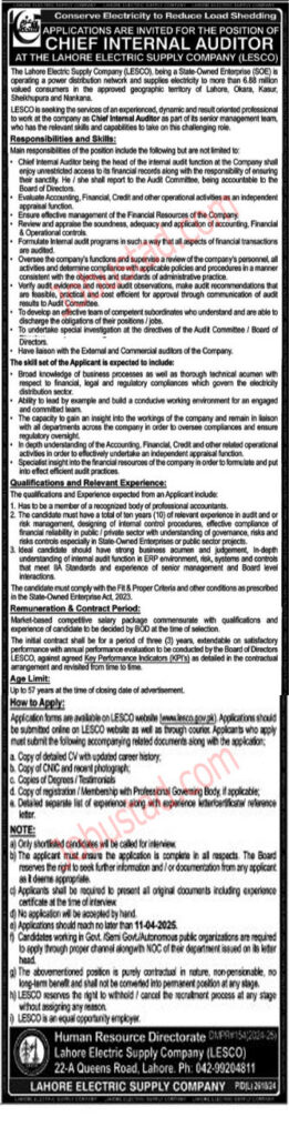 Latest WAPDA Jobs
