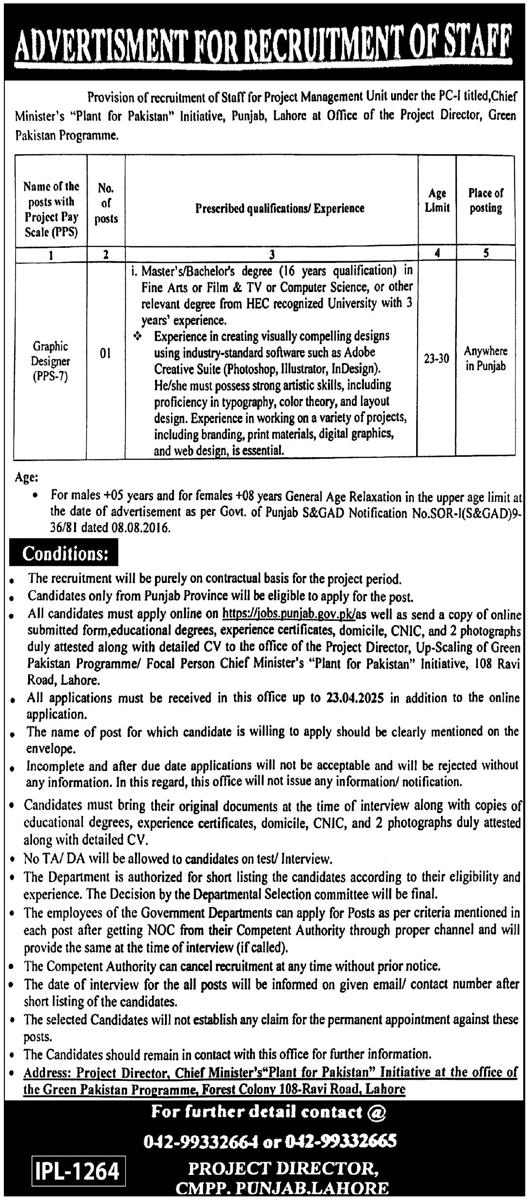 Graphic Designer jobs in Punjab